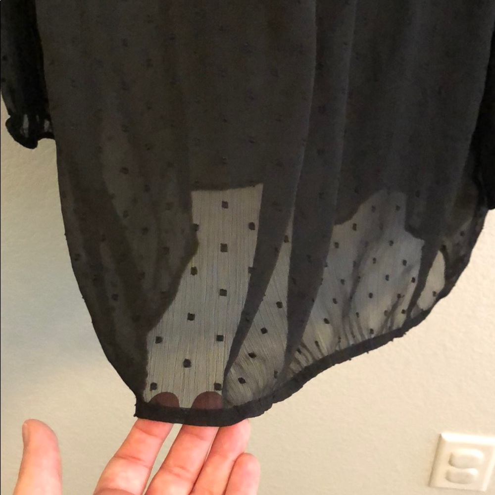 Black long sleeve shirt - Picture 3 of 5